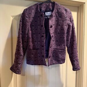 Pendleton Women's Textured Purple Blazer